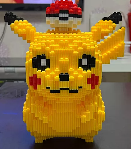 Compatível com lego difícil jenny tartaruga blocos de construção pokemon  pokemon pikachu montado menina série aniversário presente brinquedos