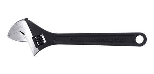 Llave Ajustable Fosfatizada 8 Pulg 200mm Hamilton Laf80 Color Negro