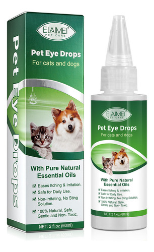 O Pet Eye Gota Con Lágrimas Para Aliviar La Picazón En Los O