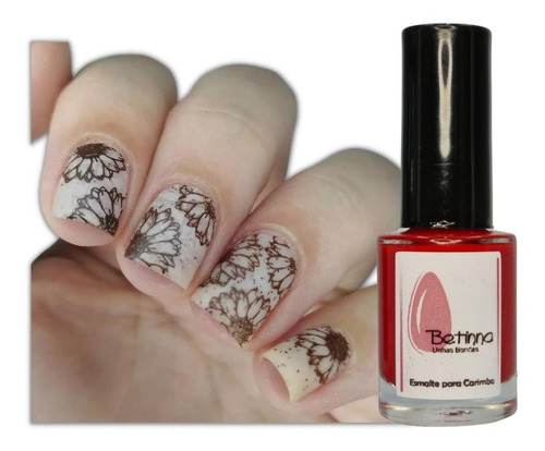 Imagem 4 de 10 de Kits Esmalte Para Carimbo Unhas Grátis Diluidor