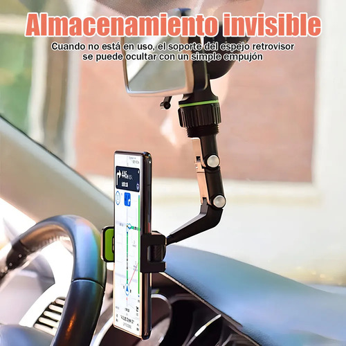 Jy Suporte Para Celular Com Espelho Retrovisor 360º