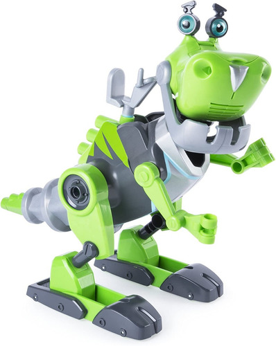 Rusty Rivets Botasaur Figura Set Armable Con Luces Y Sonidos