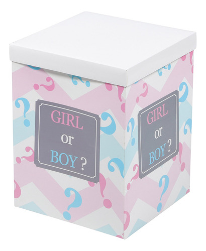 Xiaery Caja Flash Con Decoración Reveladora De Género For