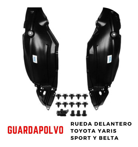 Guardapolvo Delantero Yaris 2006 2007 2008 2009 