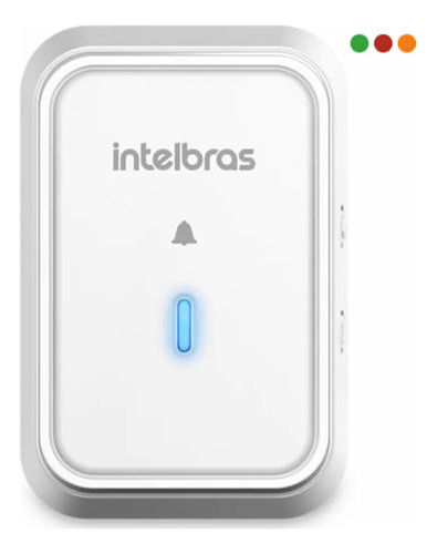 Timbre Inalámbrico Intelbras Cib101 Blanco 100mts 5 Melodías