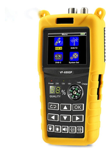 Buscador De Satélite Dvb-t2/dvb S2/dvb C Sat Finder Meter