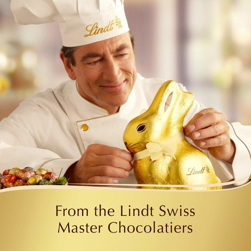Conejo De Chocolate Blanco De Pascua Premium Lindt