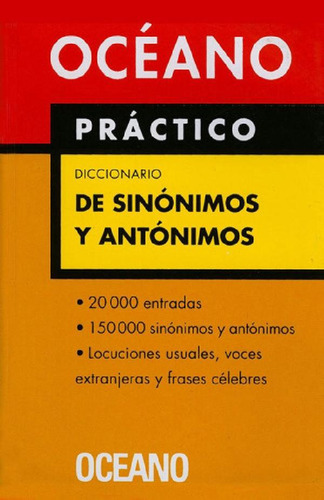 Libro - Diccionario De Sinonimos Y Antonimos - Oceano Pract