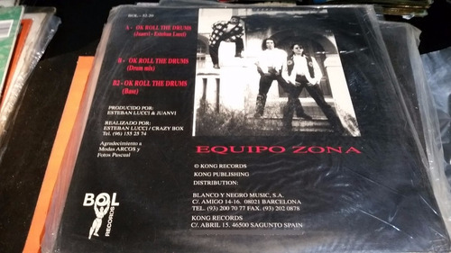 Dj Juanvi Ok Roll The Drums Vinilo Maxi 1993 Muy Buen Estado (Usado)