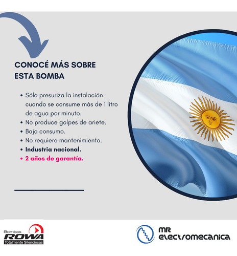 Imagen 3 de 10 de Rowa Tango Sfl 14 Bomba Presurizadora - Máxima Calidad