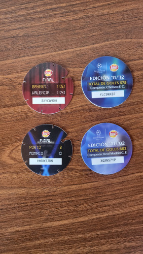 Tazos Lays Champions League (Usado)