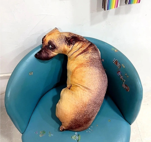 Almohada De Perro Simulación 3d Almohada De Peluche Shapi Al