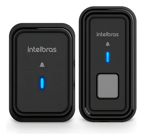 Campainha Sem Fio Intelbras Cib 101 Com Bateria Preta