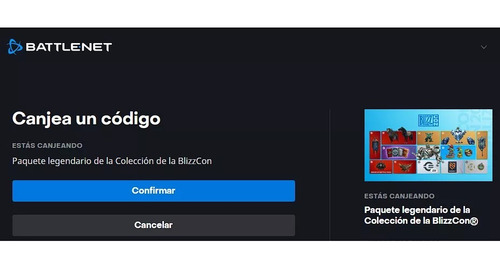 Codigo Colección De La Blizzcon 2023 Paquete Legendario