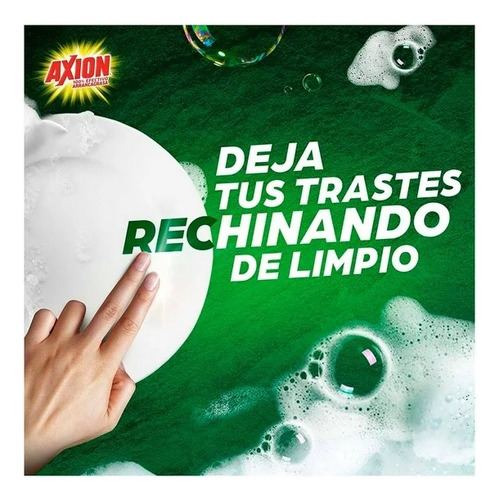 Lavatrastes Líquido Axion Limón 100% Efectivo Arrancagrasa