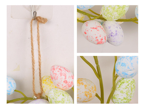 Guirnalda De Corona De Huevos De Pascua, Decoraciones
