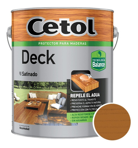 Cetol Deck Balance Teca Satinado X 1l - Caporaso