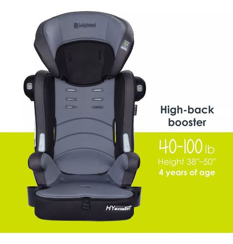 Autoasiento Babytrend Hybrid S1 3 En 1 Madrid Negro Gris