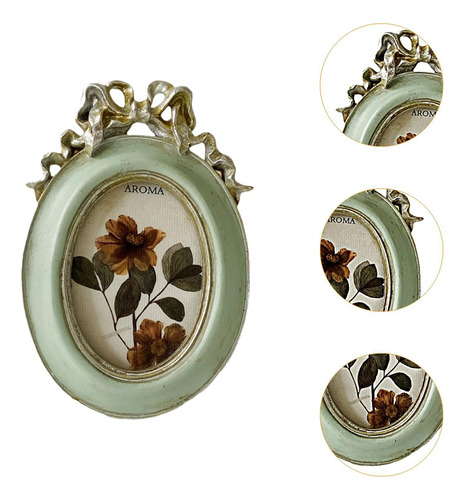 Quadro Fotográfico Oval Look Vintage Ornate Picture Molding