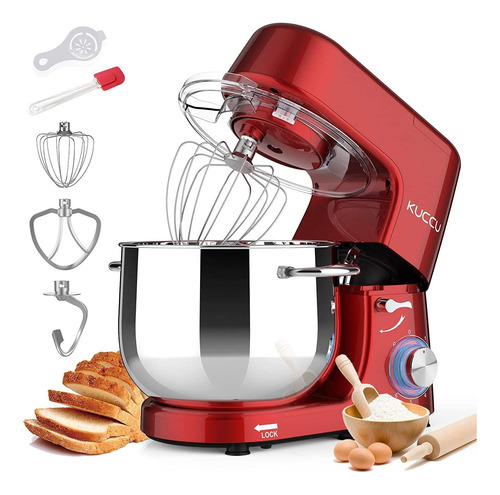9.5 Qt Double Many Kuccu Stande Mequer, 6 Velocidades Con Ba