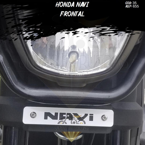 Acero Inoxidable Honda Navi Frontal Navi