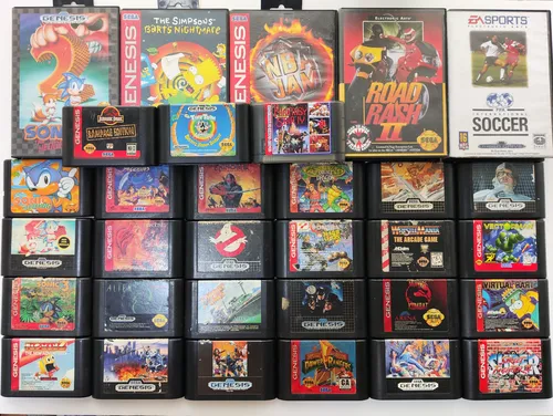 Juegos Fisicos Originales De Sega Genesis 1 2 3 Y Sega Cd (Usado)
