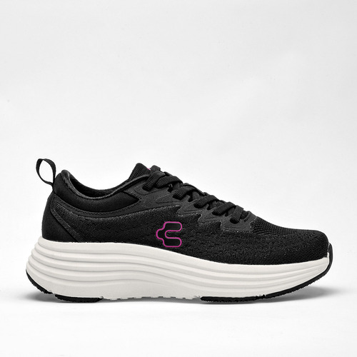 Tenis Mujer Charly 1059958001 Negro Fucsia 127-478