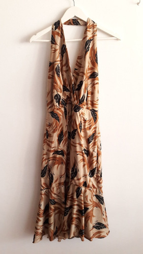 Vestido Solero Vintage Estampado Talle M