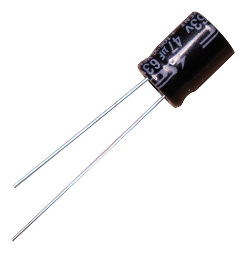 Capacitor Electrolítico 47 Uf 63 Volts Bolsa Con 100 Piezas