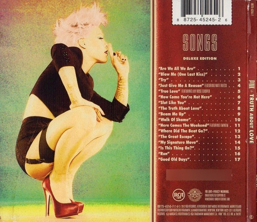 P!nk  The Truth About Love  (pink) Cd 