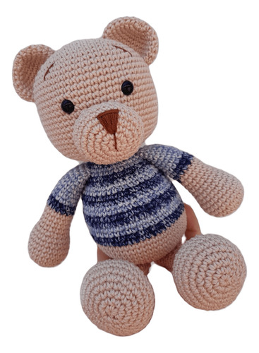 Urso Fred Amigurumi Croche Fofo Decoraçao Maternidade