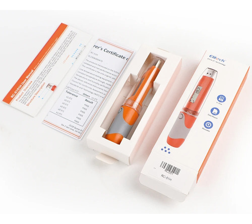 Termohigrómetro Data Logger Temp Y Hum Elitech Rc-51h Origin