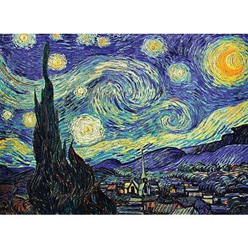 El Cuadro  La Noche Estrellada  De Vincent Van Gogh, Pã...
