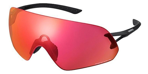 Oculos Shimano Aerolite Panoramic Ridescape Road Pto Verm Cor da armação Preto Cor da lente Vermelho