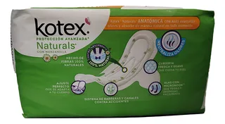 Kotex Manzanilla Anatómica Empaque Con 10 Toallas