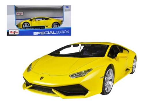 Lamborghini Huracán Lp 610-4 1:24 Maisto Color Amarillo