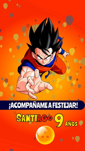 Video Invitación Fiesta Dragon Ball Para Whatsapp Y Redes