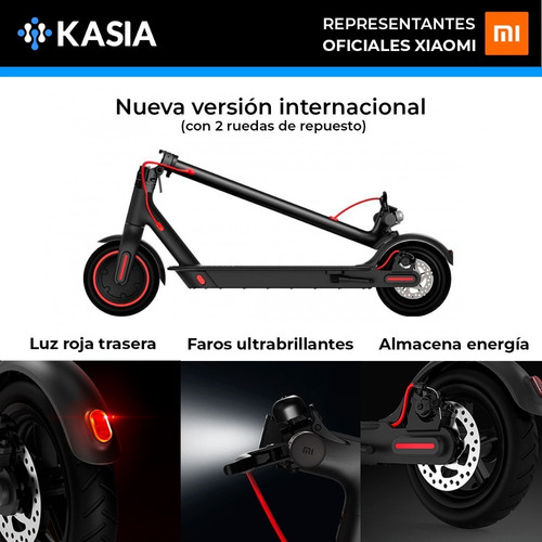 Scooter Electrico Xiaomi M365 Luces 40km Foston