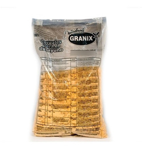 Copos De Maiz Azucarados Granix Bolsa X 3.4 Kgs