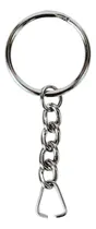 Comprar Argolla Llavero 20mm Con Cadena+triangulo Union Pack 100u. 