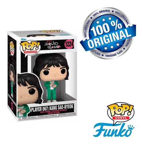 Funko Pop Round 6 Player 067 Kang Sae-byeok Squid Game #1224