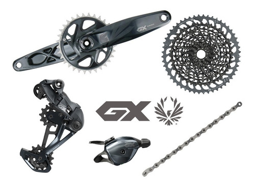 Grupo Sram Gx Eagle Boost Dub 1x12 10-52 170mm