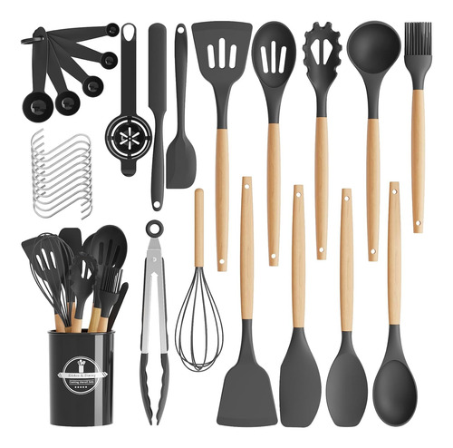 Juego De Utensilios De Silicona Para Cocina 30 Piezas
