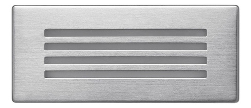 Lámpara Led De Cortesía Escalera Empotrar En Pared Aura Illux Ml-3702.a
