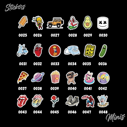 Imagen 3 de 8 de Sticker (calcomanías Para Laptop, Tablet, Celular, Libreta)