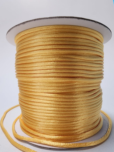 Cola De Rata 2mm Rollo 100 Metros Diferentes Colores Amarillo Cola De Rata Lisa