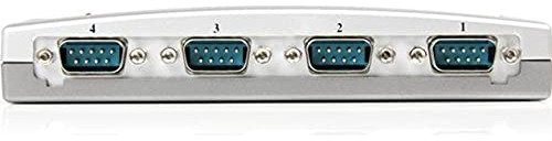 Startech.com Adaptador Usb A Rs232 De 4 Puertos Serial - Db9