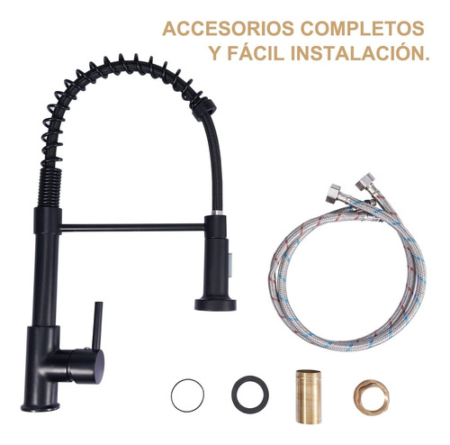 Grifo De Fregadero Con Resorte, Grifo De Cocina Con Rociador