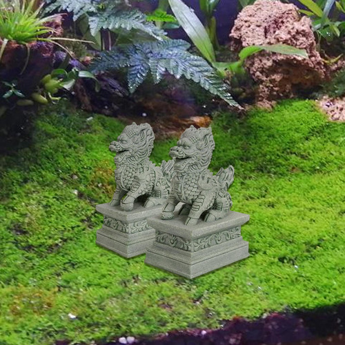 2 X 2x Mini Estatuas De, Figuras En Miniatura, Adorno De