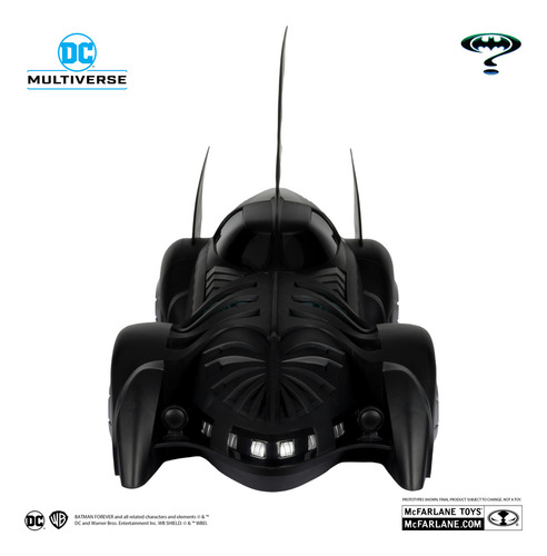 Vehículo Batimóvil Dc Multiverse (Batman Forever) etiqueta dorada McFarlane Toys